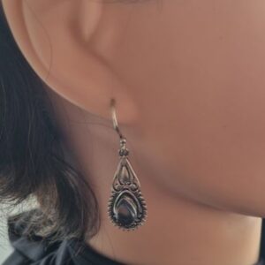 Oorbellen BOHO Amethist