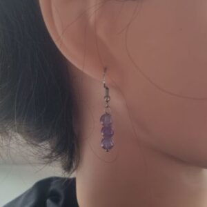 Oorbellen Essence Amethist