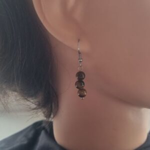 Oorbellen Essence Tijgeroog